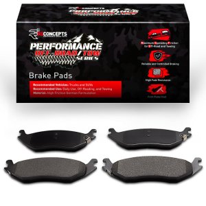 Ram 1500 Brake Pads - Rear - R1 Concepts - Off-Road/Tow - `02-`24 Ram 1500 Brake Pads - Rear - R1 Concepts - Off-Road/Tow - `02-`24